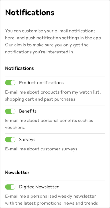 notifications