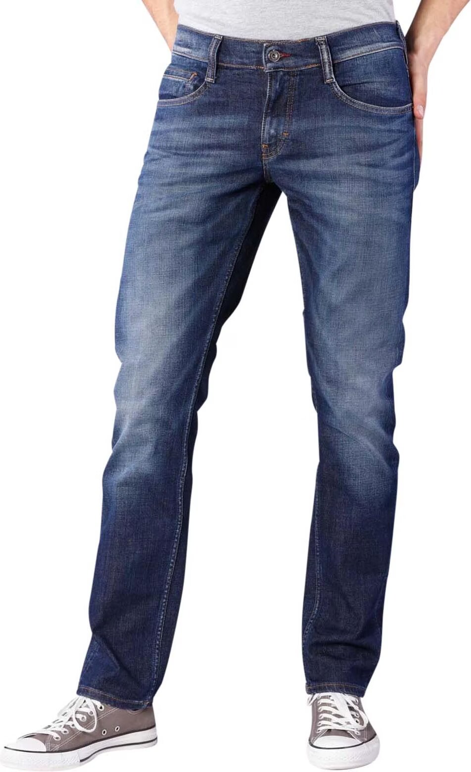 Oregon Tapered crinkle dark rinse