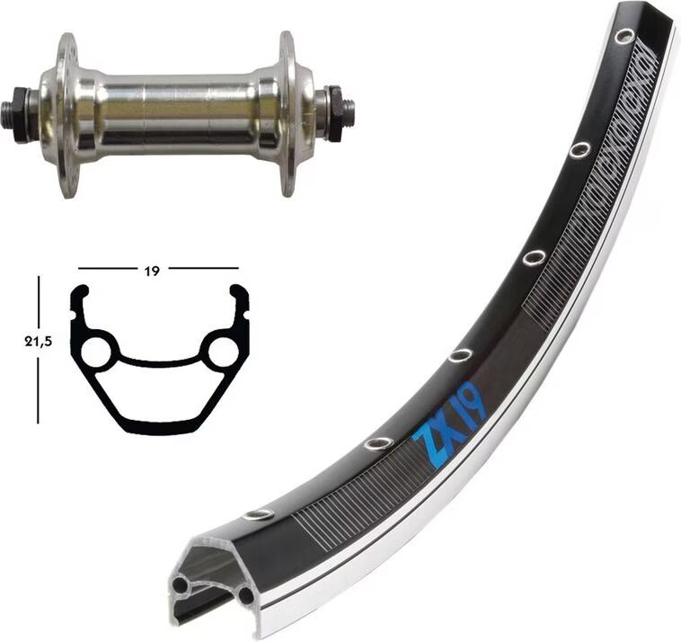 ZX 19 Vorderrad 26x1.75 Alu Nabe SSP