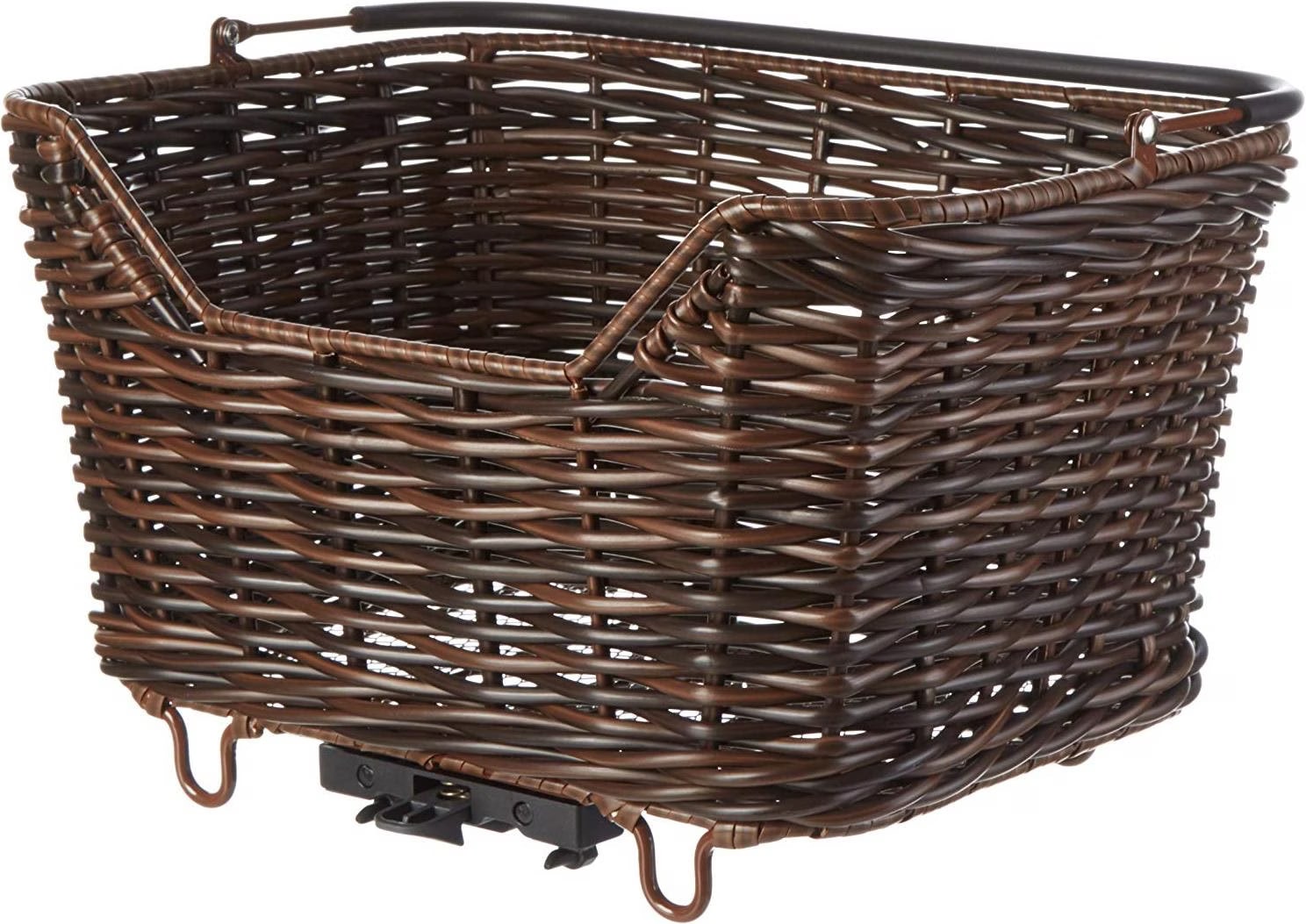 Racktime Basdeluxe Panier Vélo Adulte – Panier Avant Noir Solide Et Pratique, Taille Unique