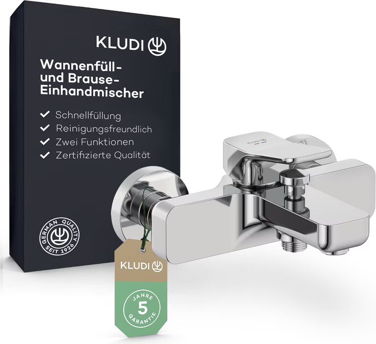 X3 Wannenarmatur Aufputz, Wannenfüll- und Brause-Einhandmischer