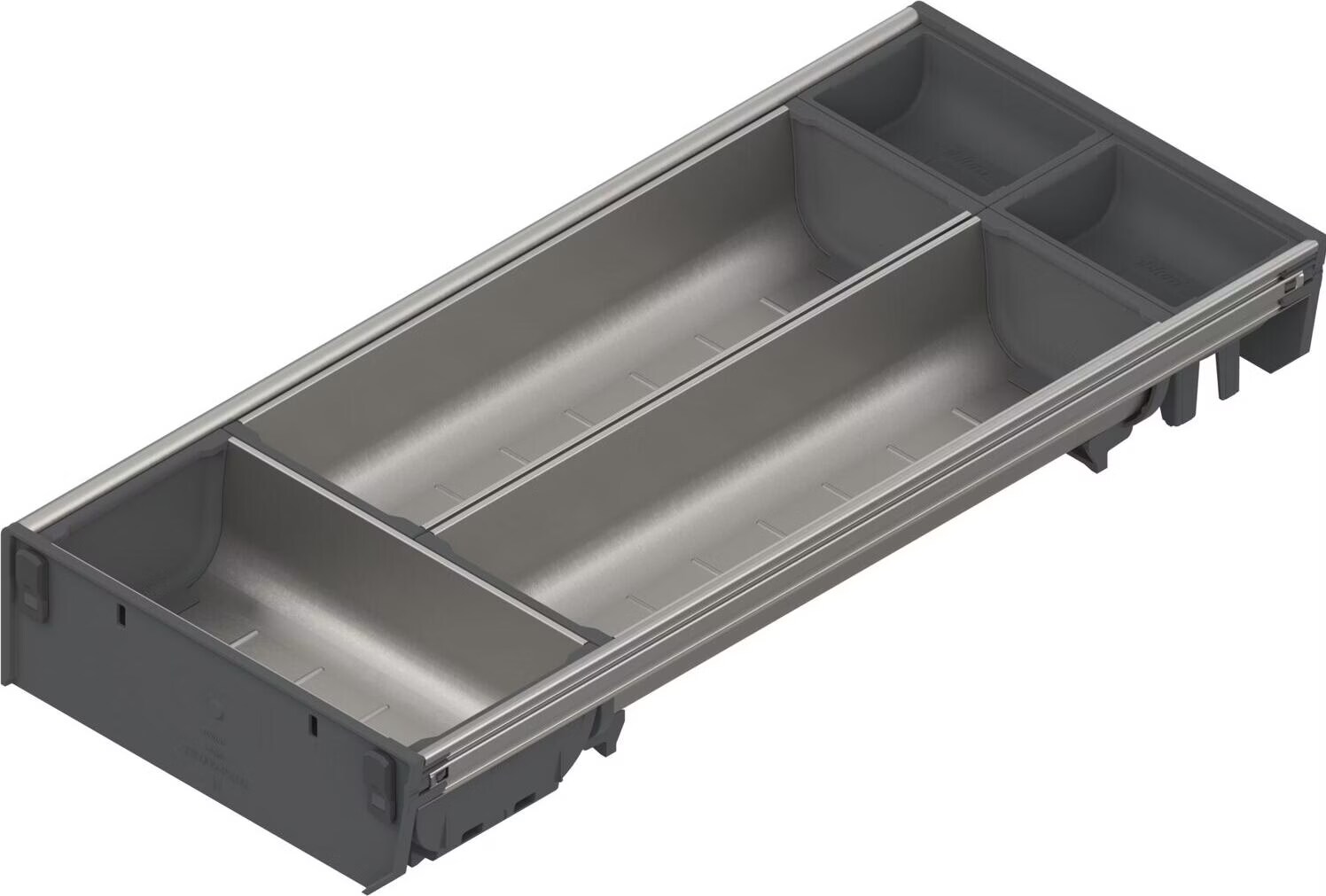 Orga-Line Besteckeinsatz Set - Besteckkasten ZSI.XXXBI2N, NL 450mm, grau