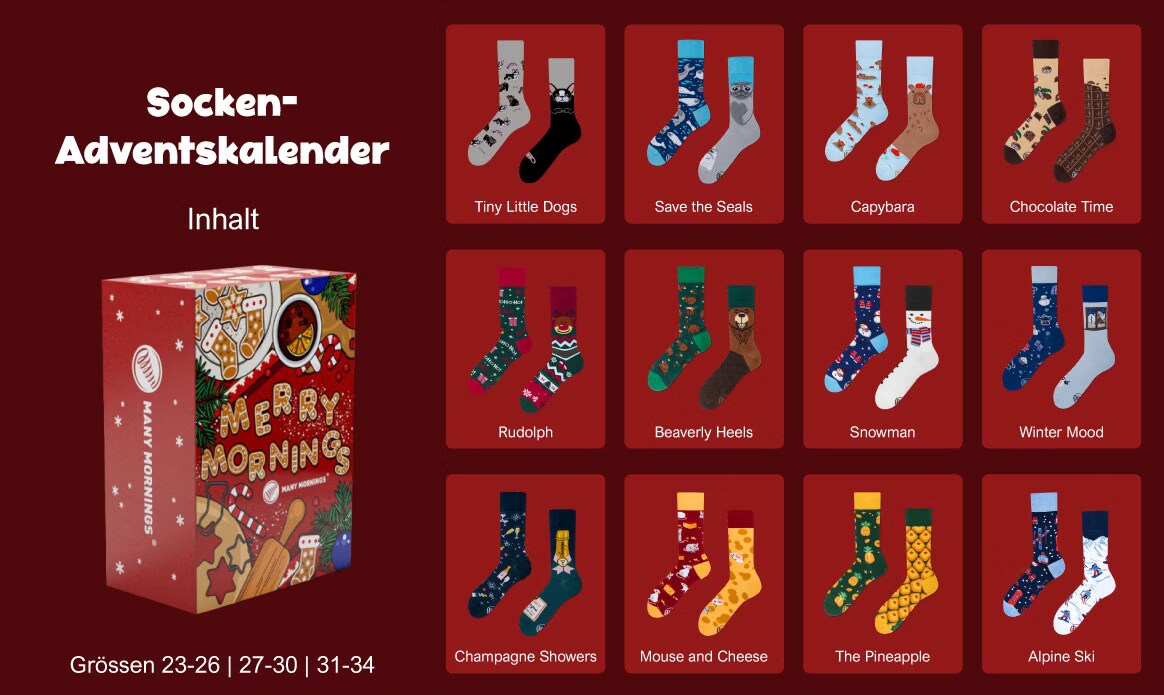 Many mornings adventskalender Clearance
