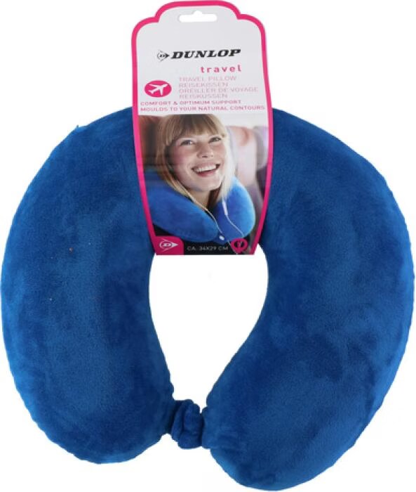 Travel memory foam blau