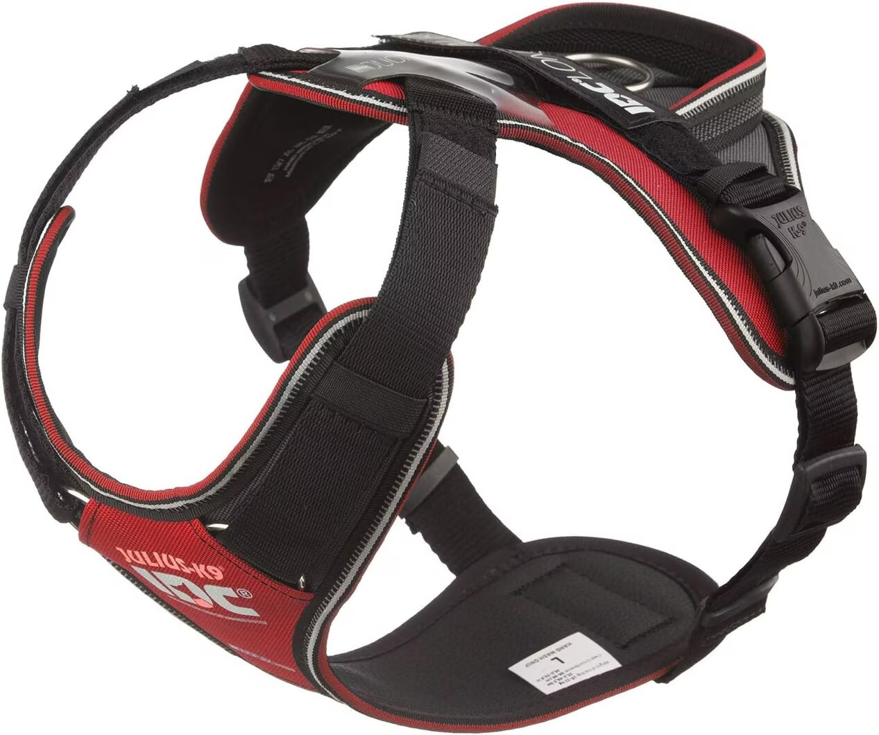 Idc Hondentuig Longwalk Rood / Grijs