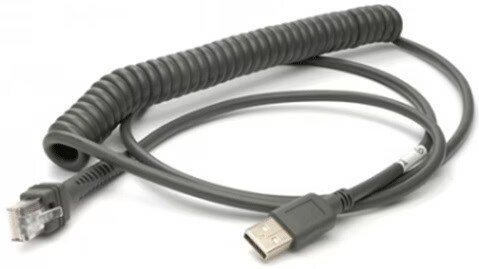 Kabel: USB schwarz Typ A 2 9 m (9 5 ') gewickelt Host-Stromversorgung