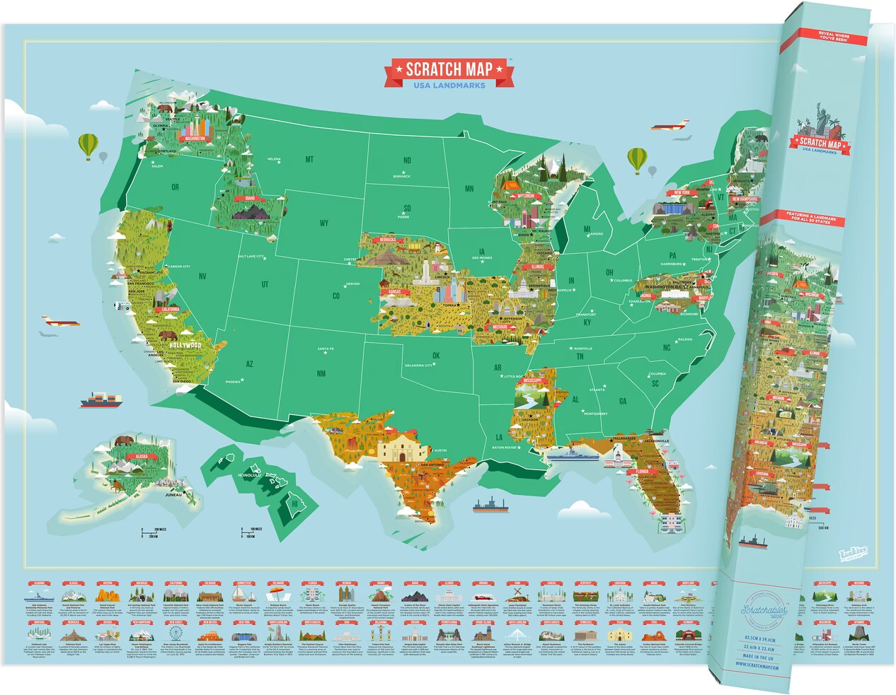 Scratch Malp USA Landmarks