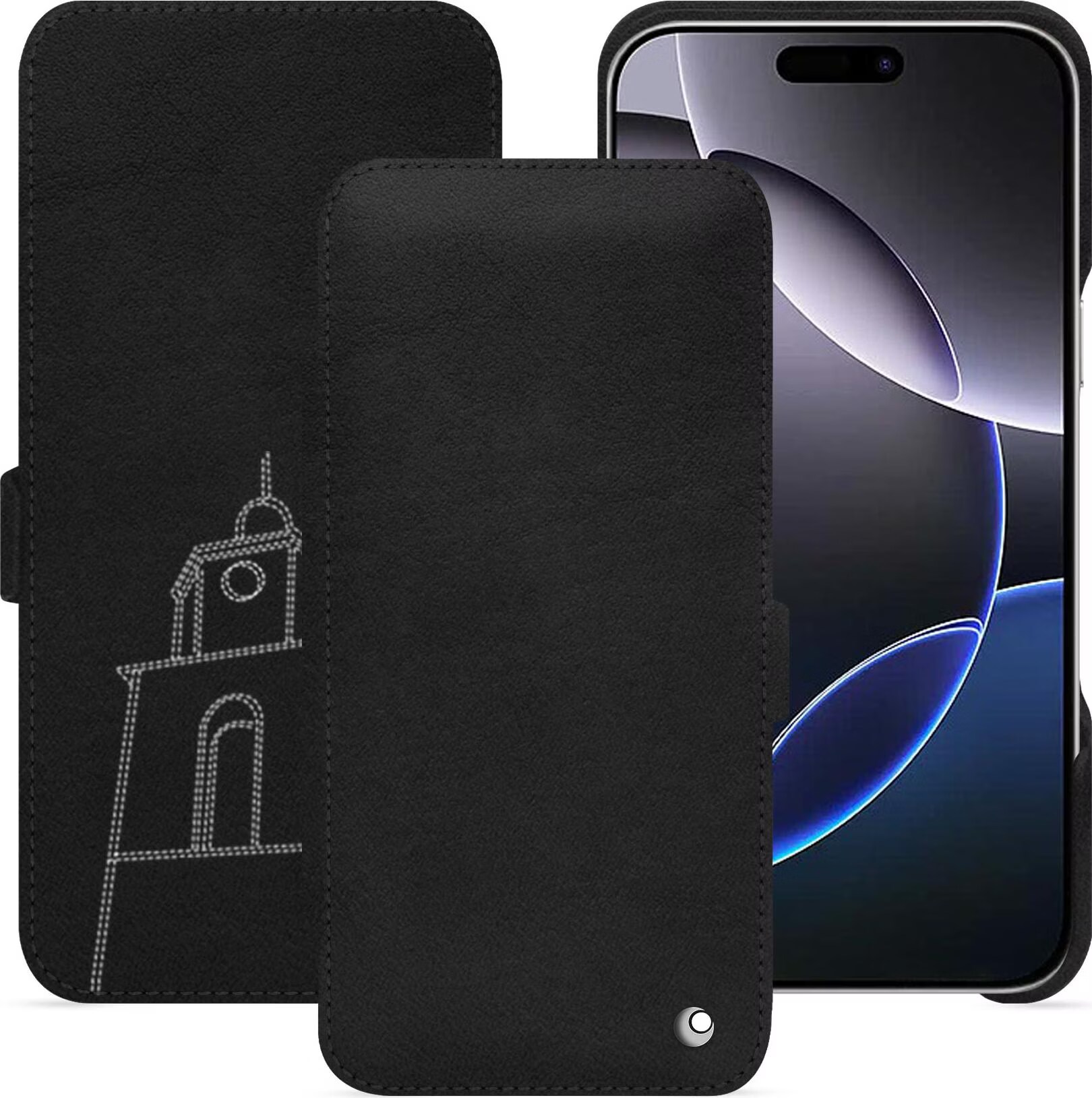 Lederschutzhülle horizontal