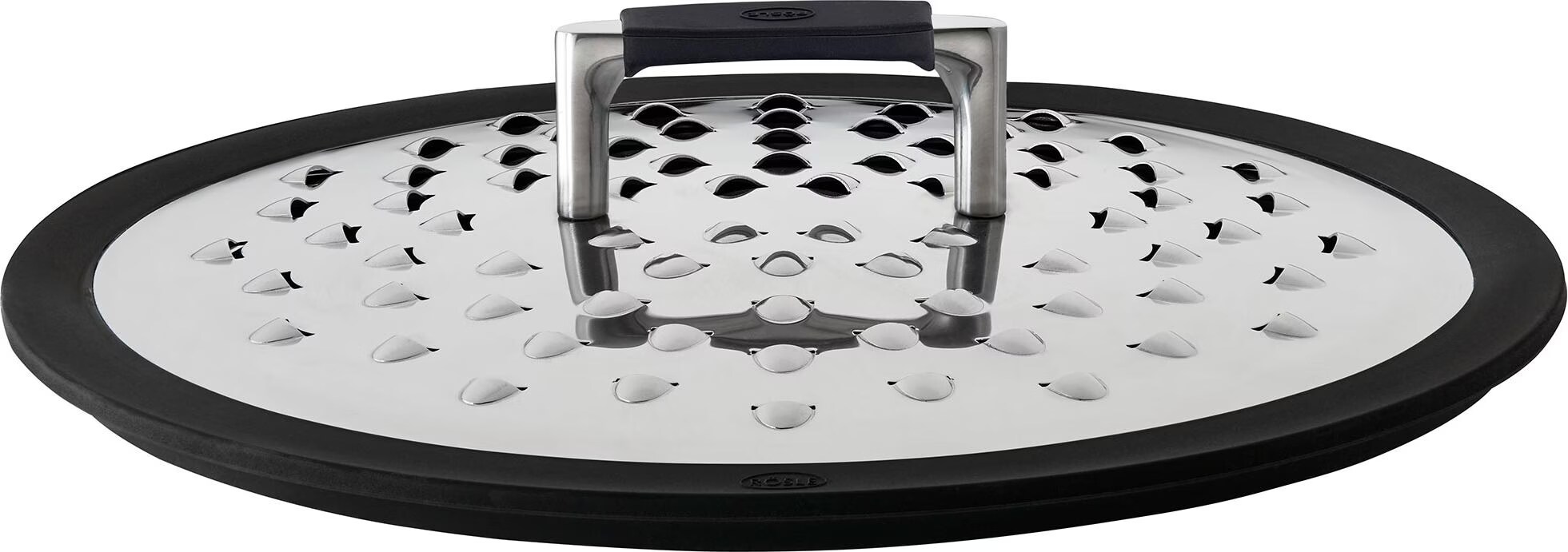 Spritzschutz SilencePro Inox/Silikon ø 24/28 cm