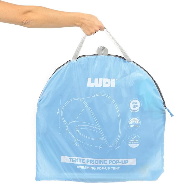 Shade tent with pool