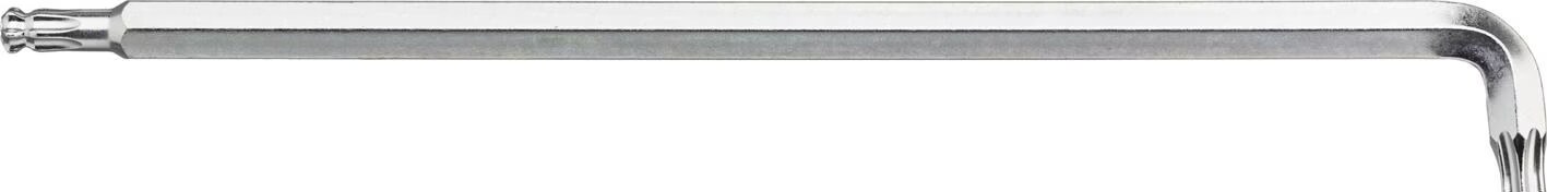 Stiftschlüssel TORX® Kugelkopf mit kurzem Schenkel, titansilber (40967) T6 x 80 mm, 6,9 mm
