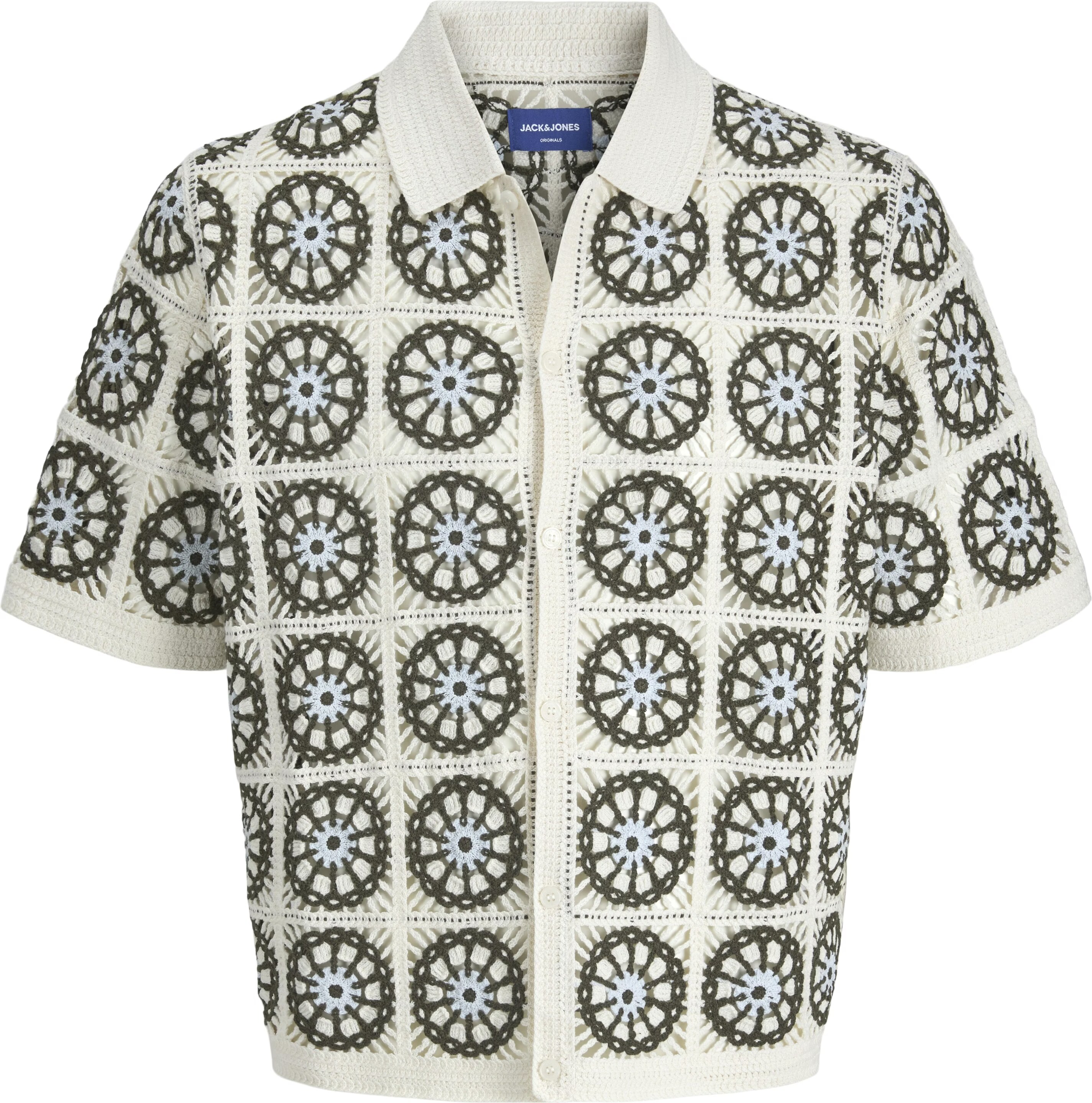 Jorcartagena Crochet Knit Polo