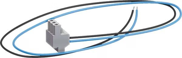 HAG KU9S80VBE Spgsabgriff,universZ,800mm, sw/bl, verdichtet-Buchse, 1 StÃ¼ck