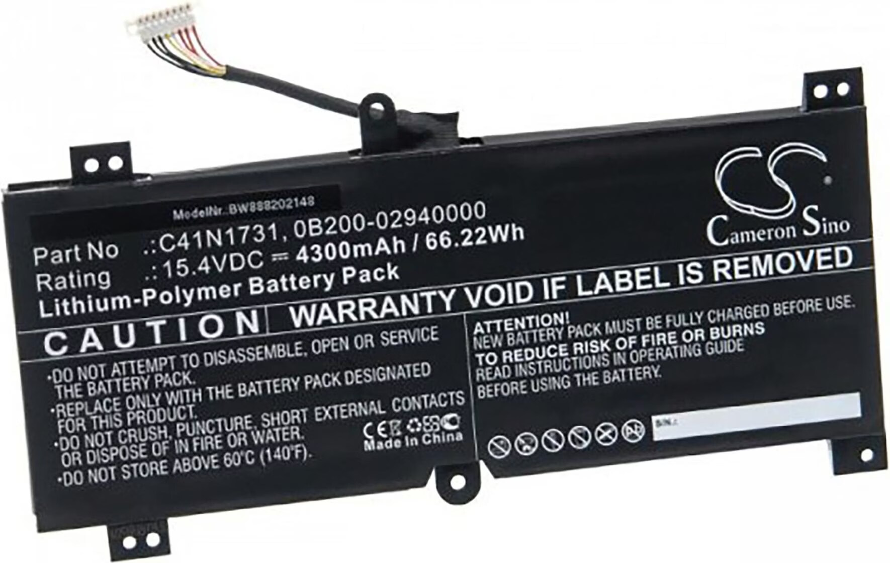 Akku kompatibel mit Asus ROG Strix SCAR II GL704GV-DS74