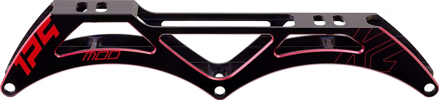 Inline Skates Schiene MOD 125 EXTRUD ALU FRAME - schwarz-rot - 320mm - 30B3052.1.1.1SIZ