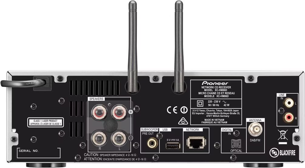 Reviews for Pioneer Xc-Hm86d (CD Network Receiver) - Digitec