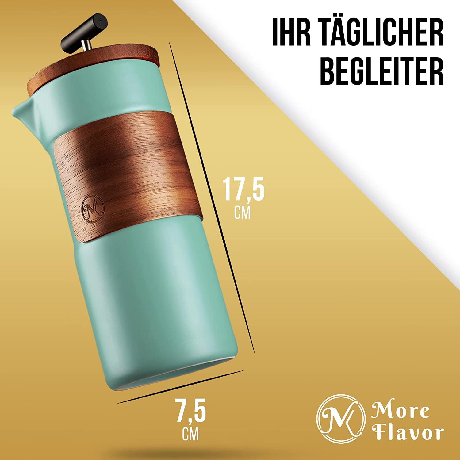 MoreFlavor French Press, Blue buy at Galaxus