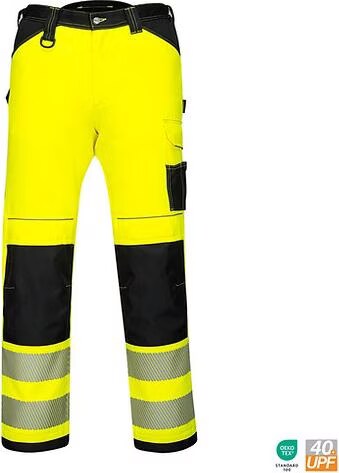 Warnschutz Shorts PW348, Klasse 1, orange/schwarz, Grösse 48