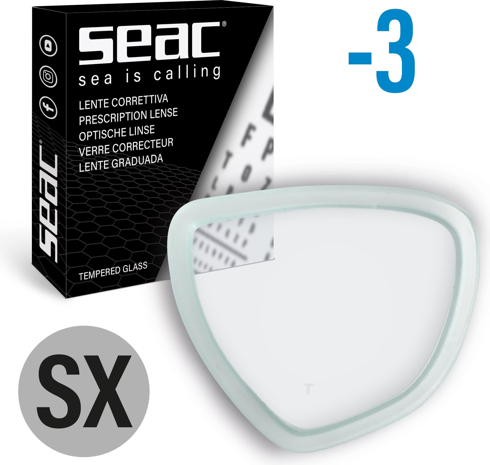 Optisches Glas - Links- Eagle