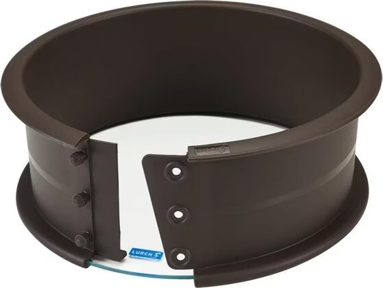 Flexiform Springform Silikon braun mit Glasboden 20 cm