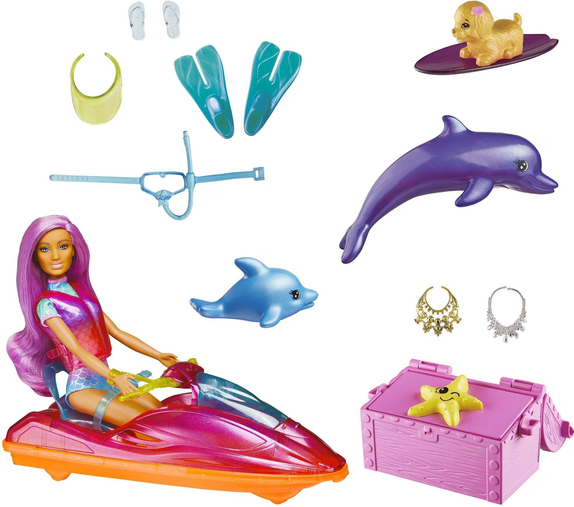 Barbie - Dreamtopia Doll, Vehicle and Accessories (HBW90)