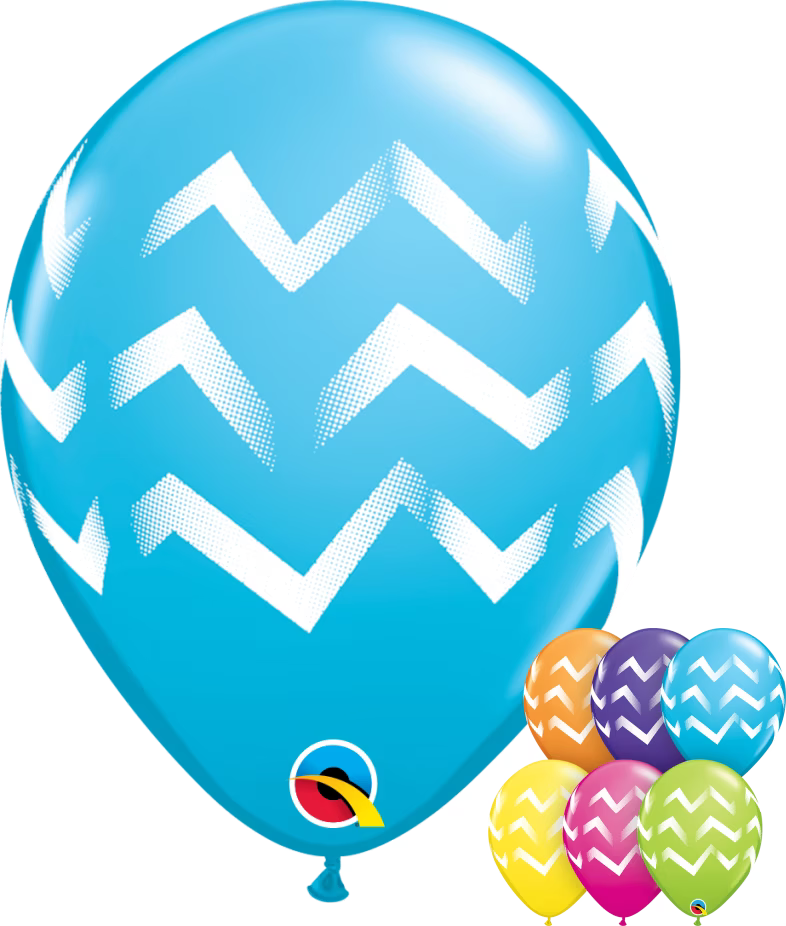 Qualatex 18038 – Confezione Da 6 Palloncini Assortiti In Lattice, 25 Cm, Per Feste E Decorazioni - 3
