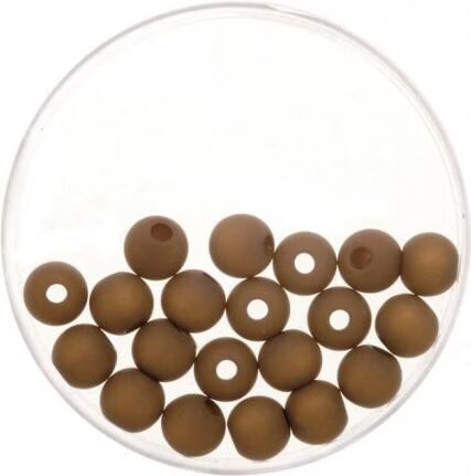 Perle 6mm Polaris matt 20St