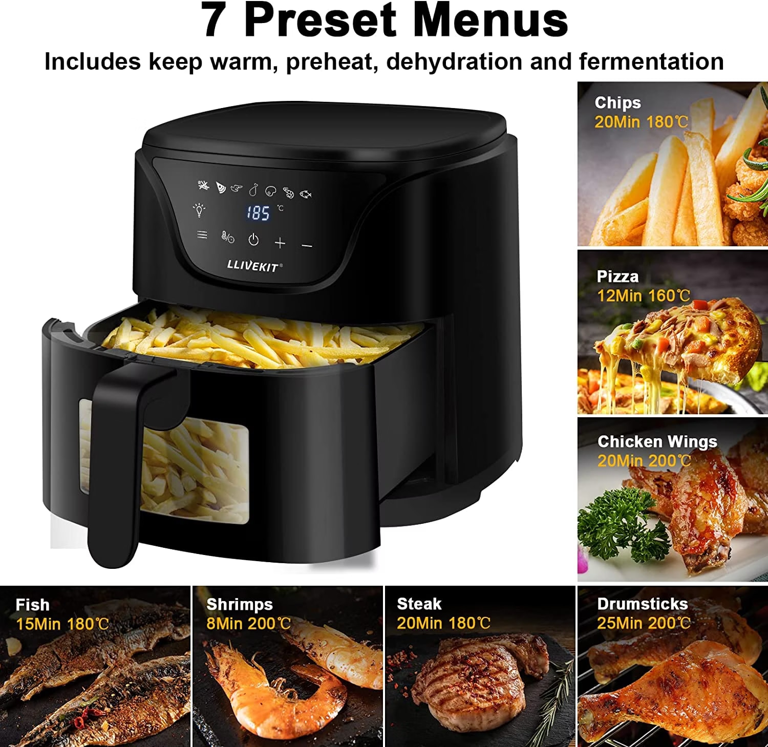 Llivekit Hot Air Deep Fryer 5 L buy at digitec