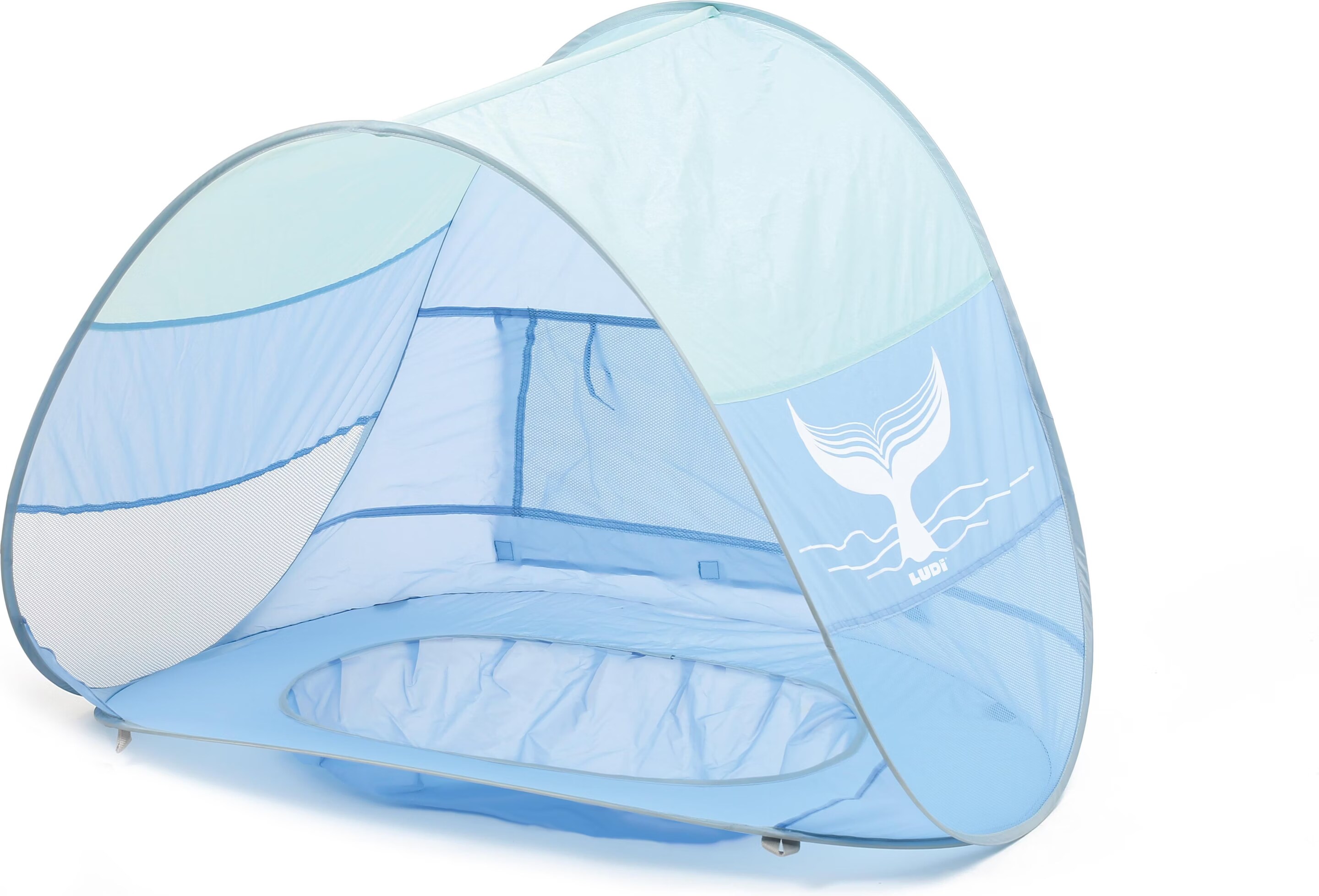 Shade tent with pool